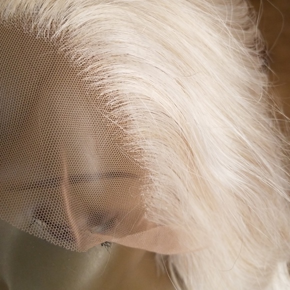 White Blonde Lace Front Wig 22-26 inches